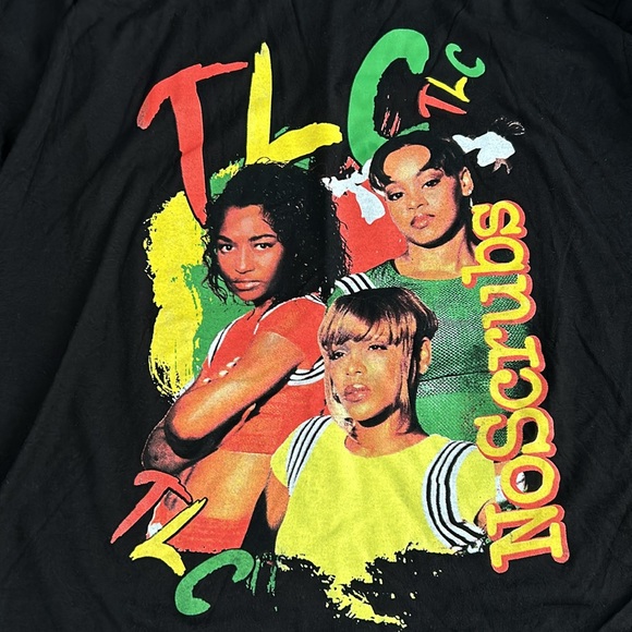 TLC NO SCRUBS short sleeve tee shirt size large and 2xl NWOT - Picture 3 of 5